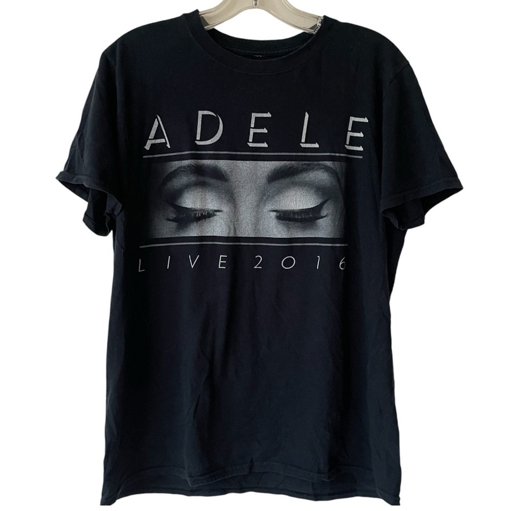 ADELE concert t-shirt 2016 black size medium‎